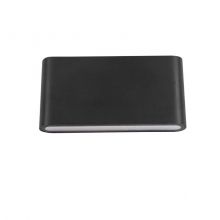 Romano kinkiet czarny 12W led 3000k 720 lm IP54